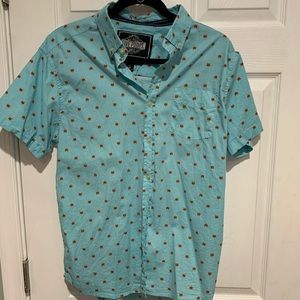 Fox button up